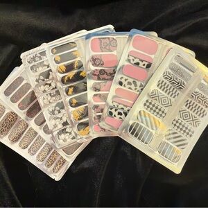 Nail Wraps Set - 7 Assorted Designs